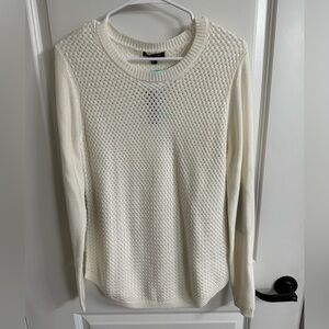 Lety & Me White Elbow Patch Sweater from Stitch Fix